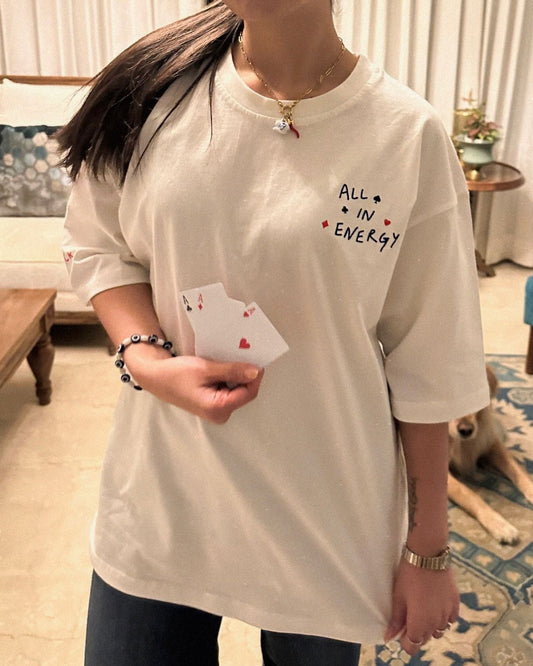 kiss my ace oversized tee