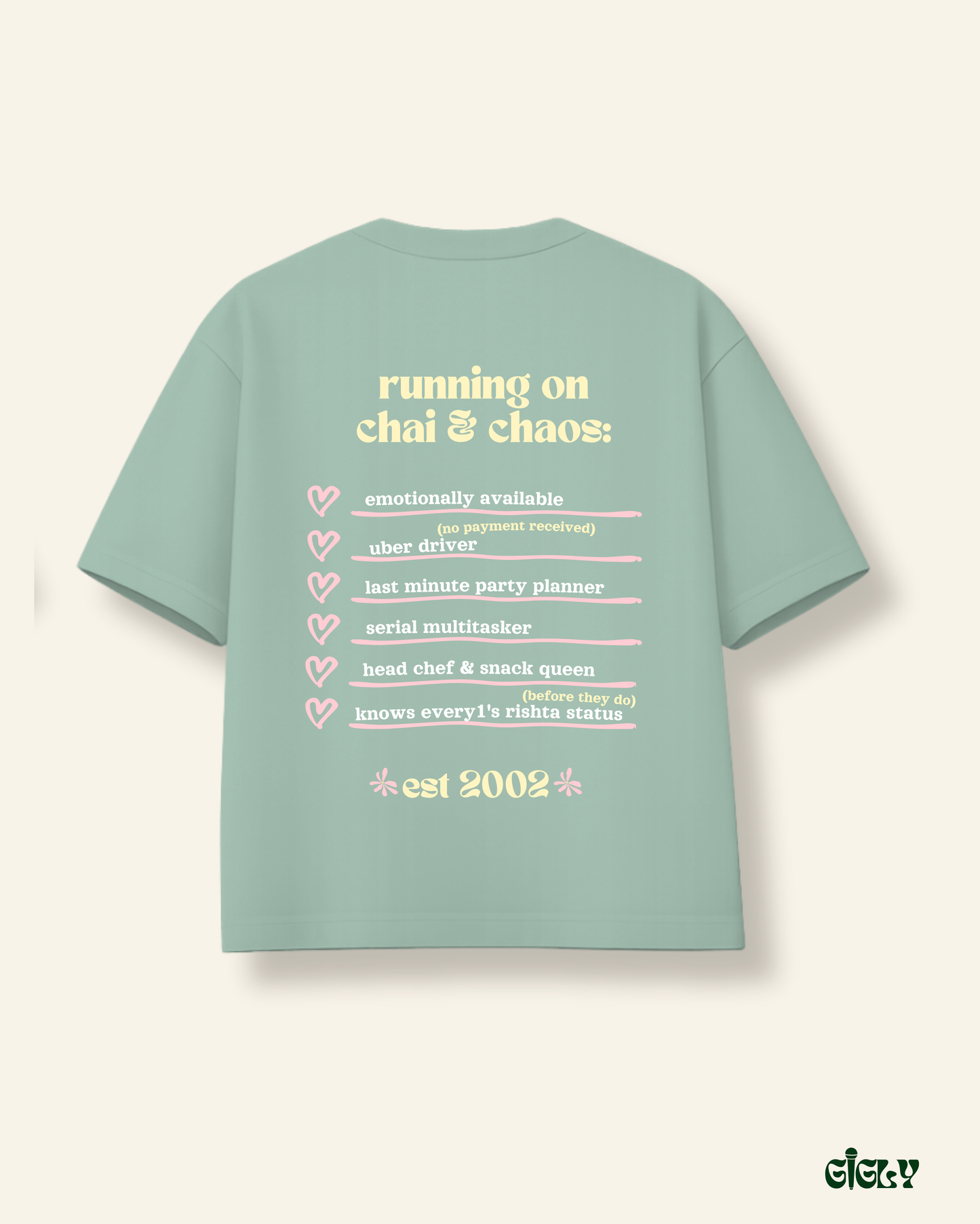 mama needs no drama oversized tee