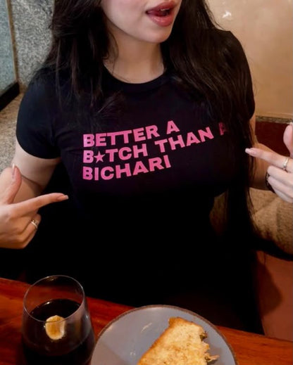 not a bichari baby tee