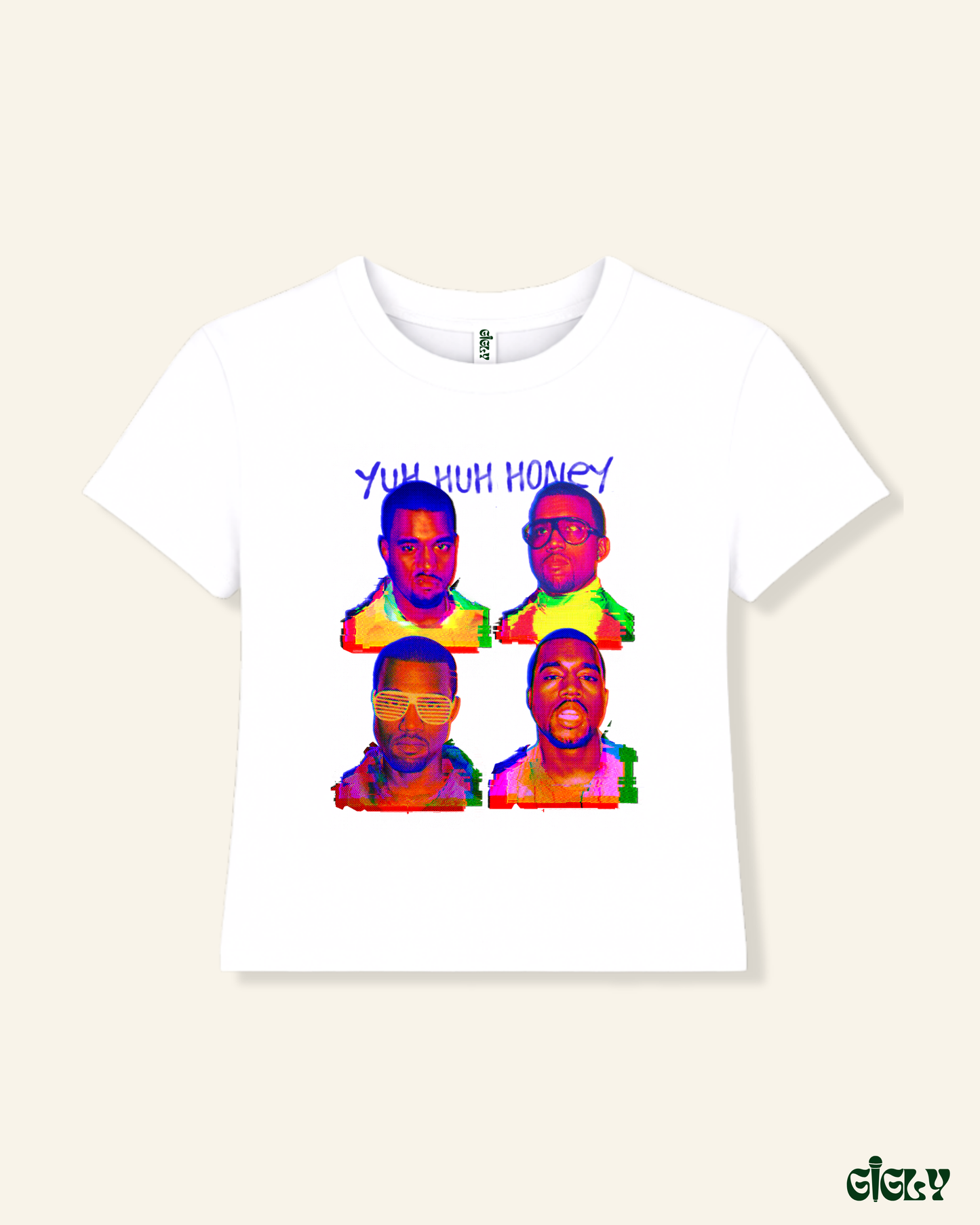 yuh huh honey kanye baby tee