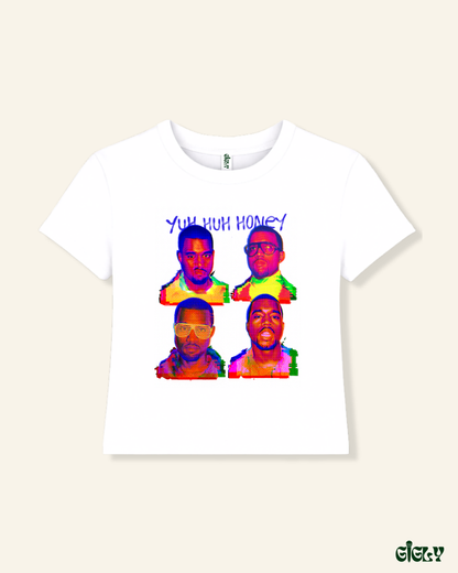 yuh huh honey kanye baby tee