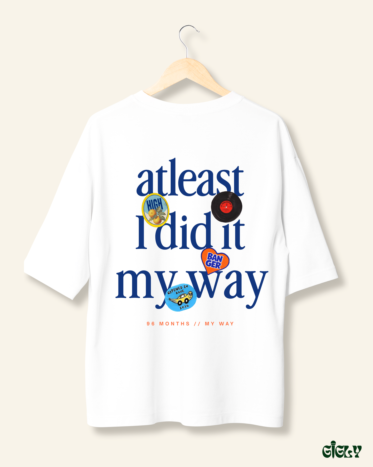 my way calvin harris oversized tee