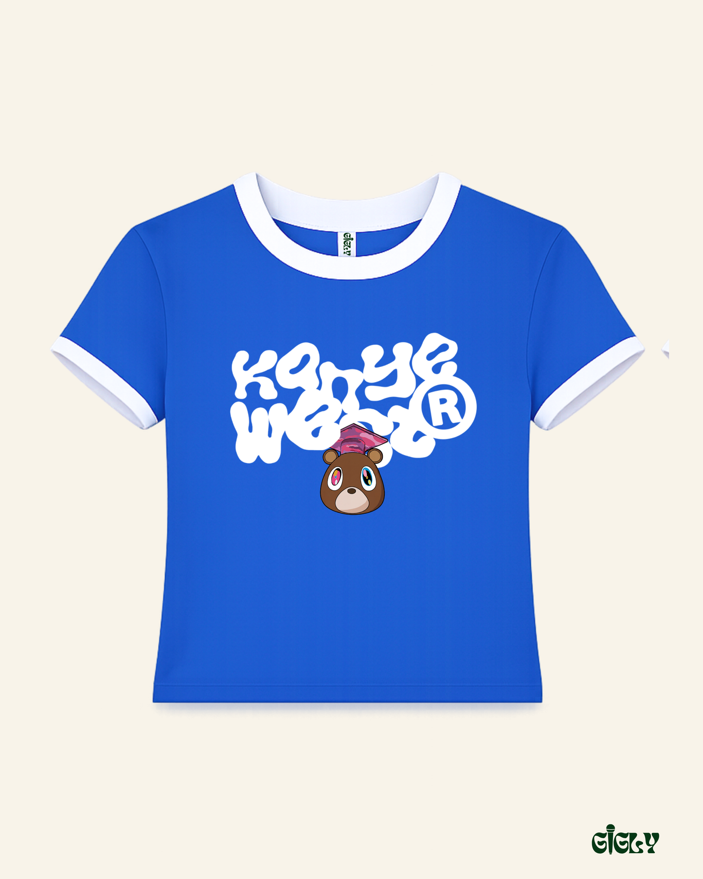 kanye graduation baby tee