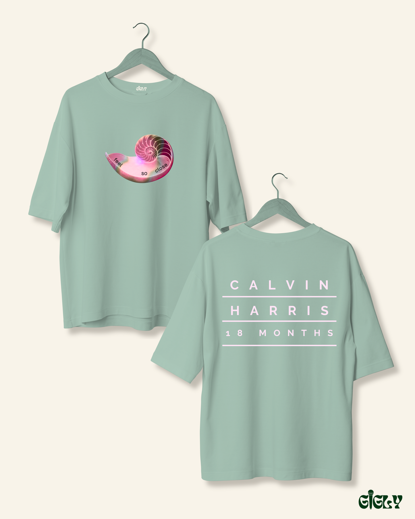 feels so close calvin harris oversized tee