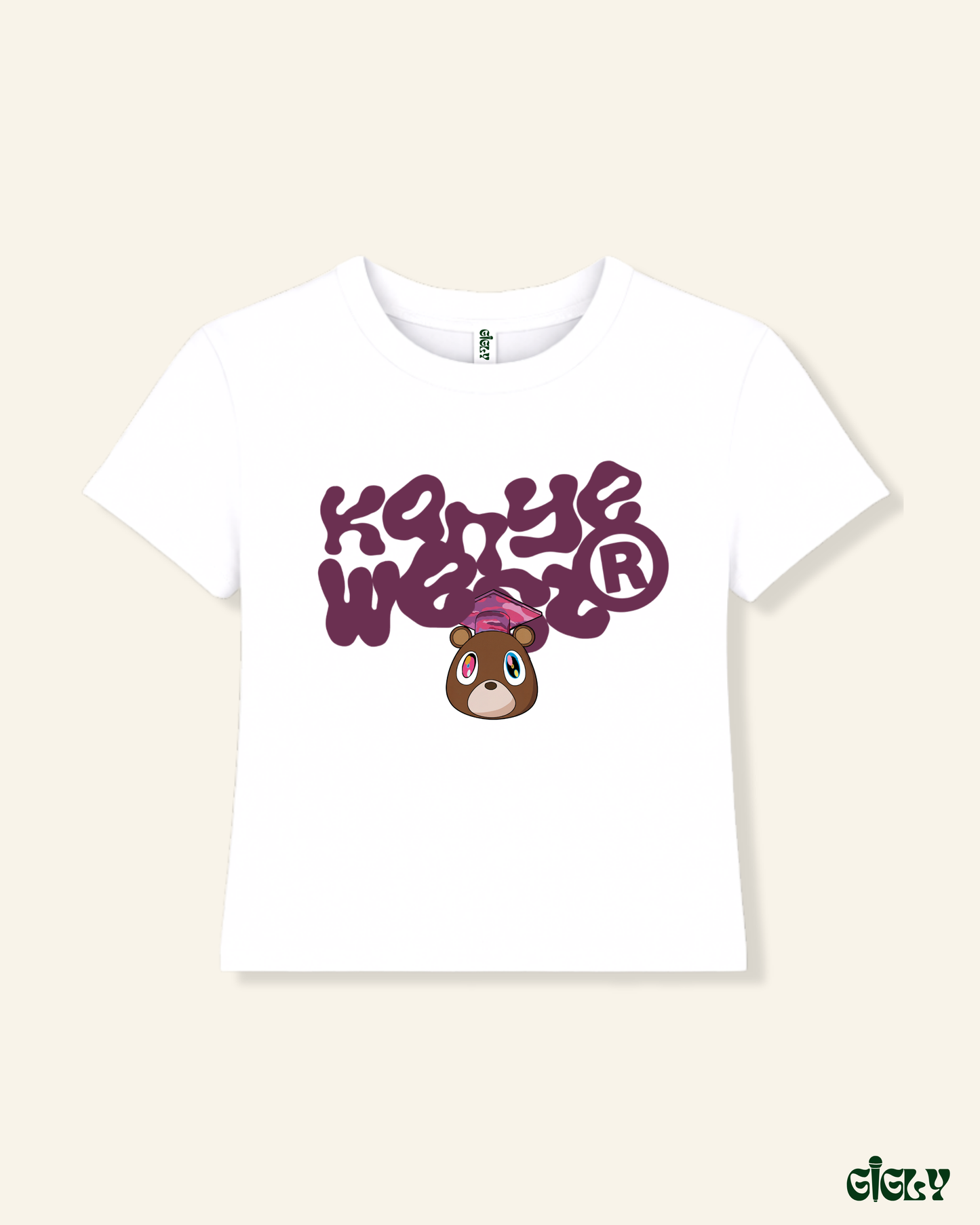 kanye graduation baby tee