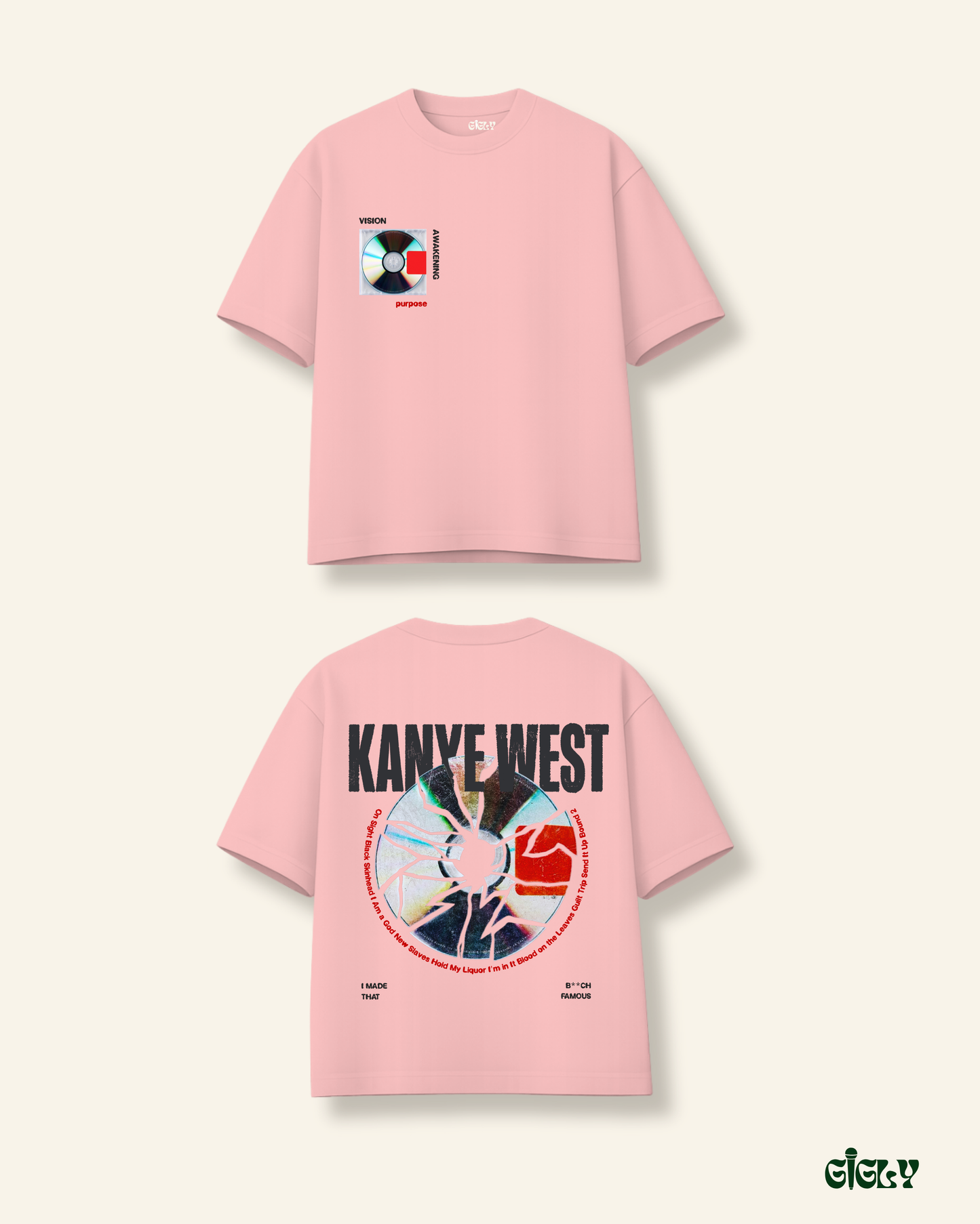 kanye vision oversized tee
