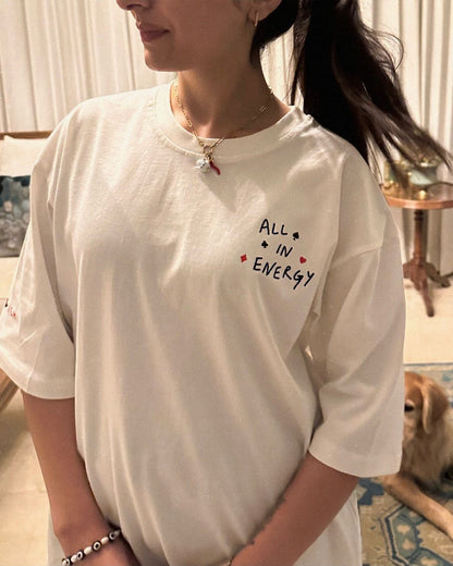 kiss my ace oversized tee