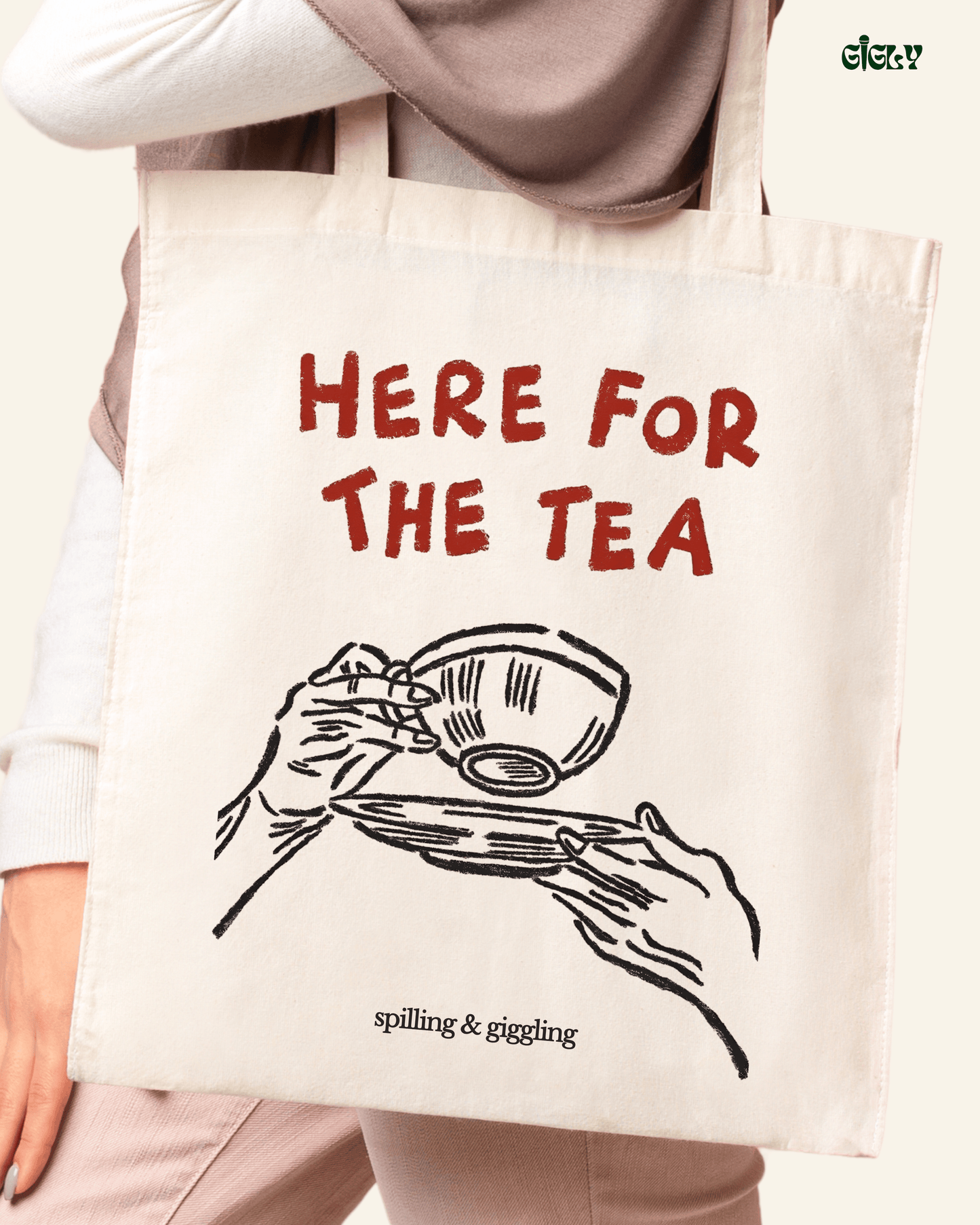 here 4 tea tote