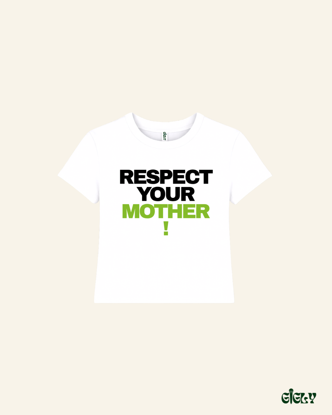 respect your mother baby tee