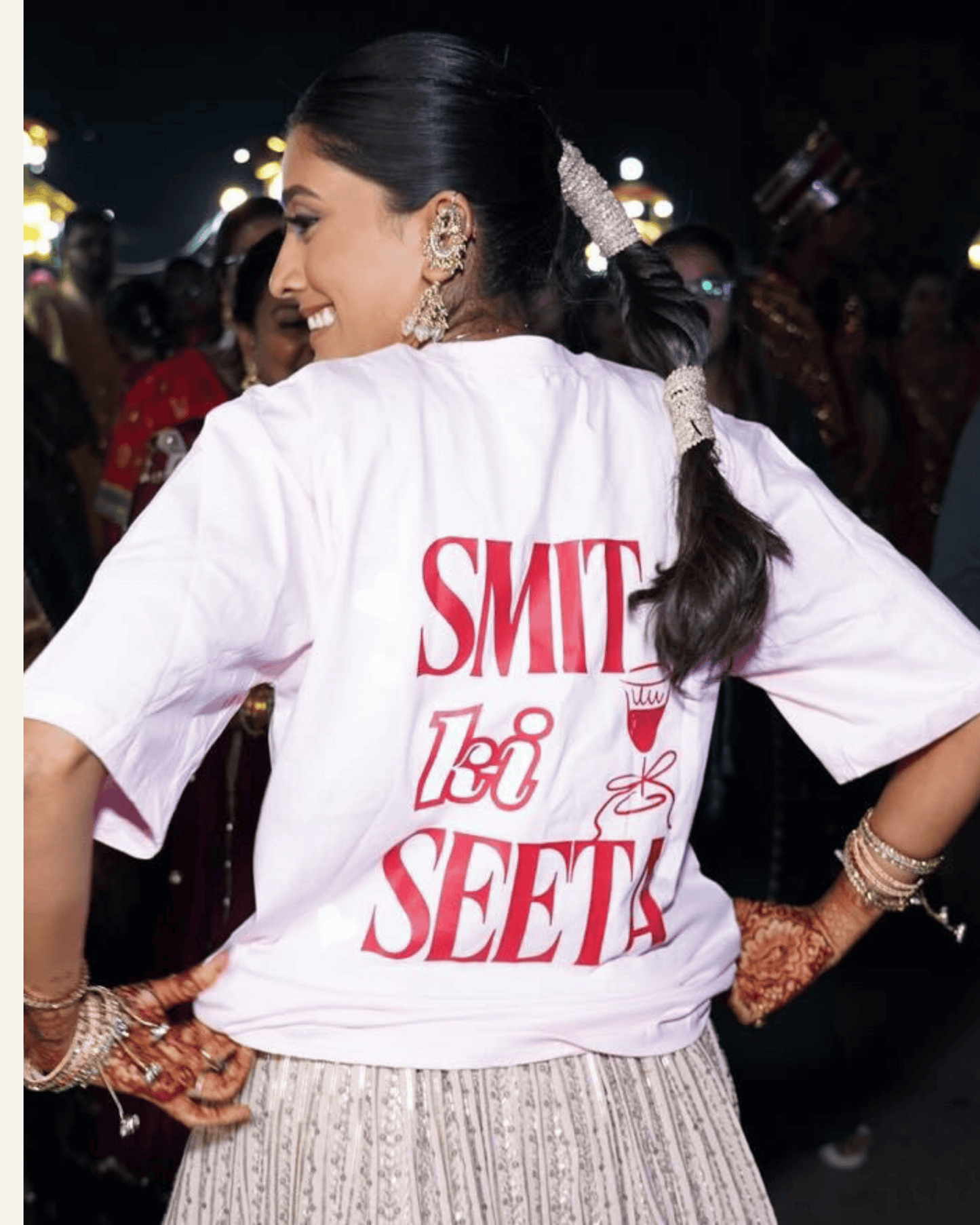 sister of bride/groom oversized tee