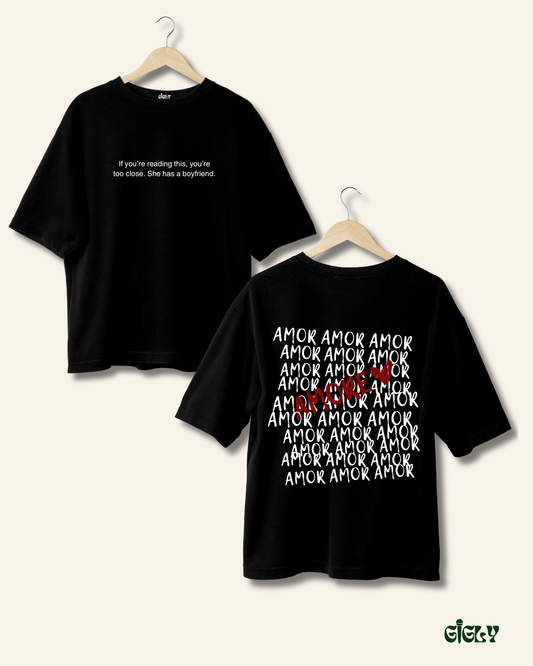 amore oversized tee