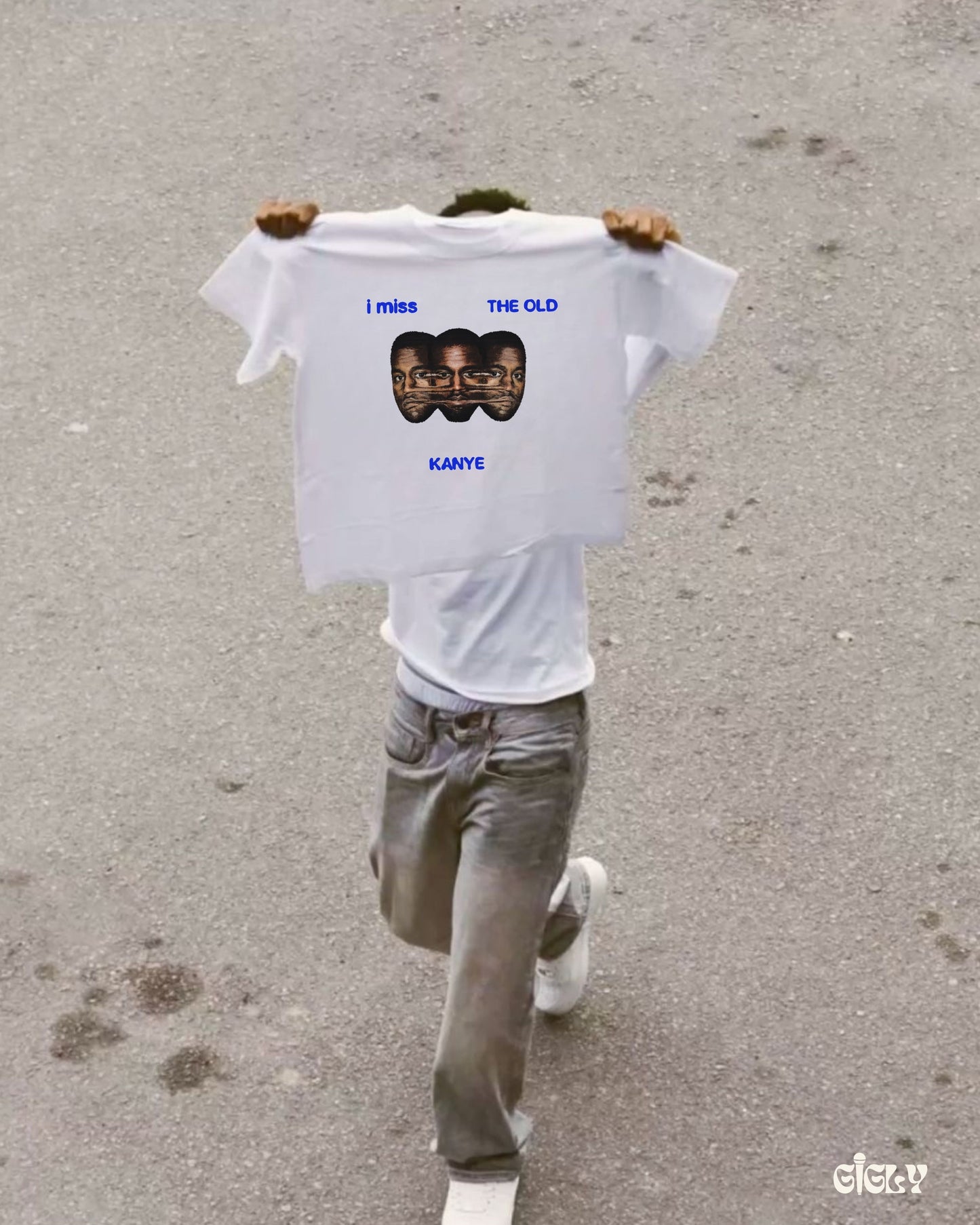 old kanye oversized tee