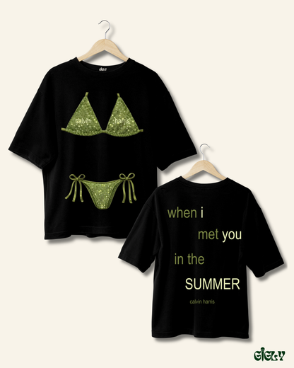 summer body calvin harris oversized tee