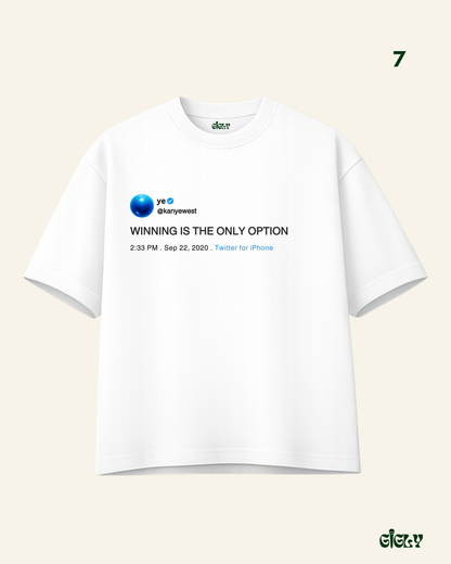 kanye tweet oversized tee