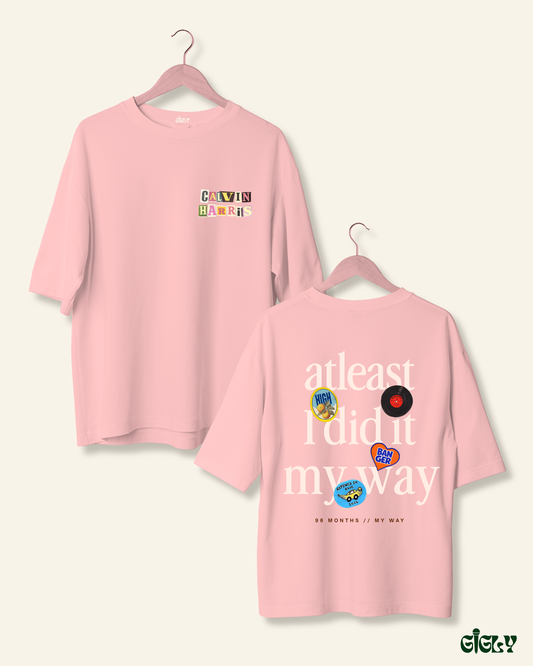my way calvin harris oversized tee