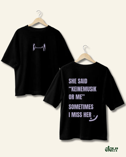 she said keinemusik oversized tee