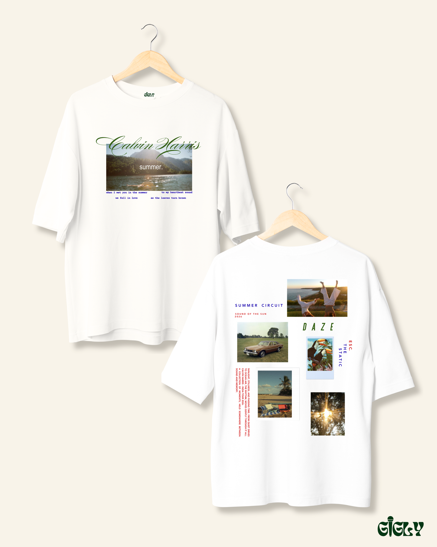 summer circuit calvin harris oversized tee