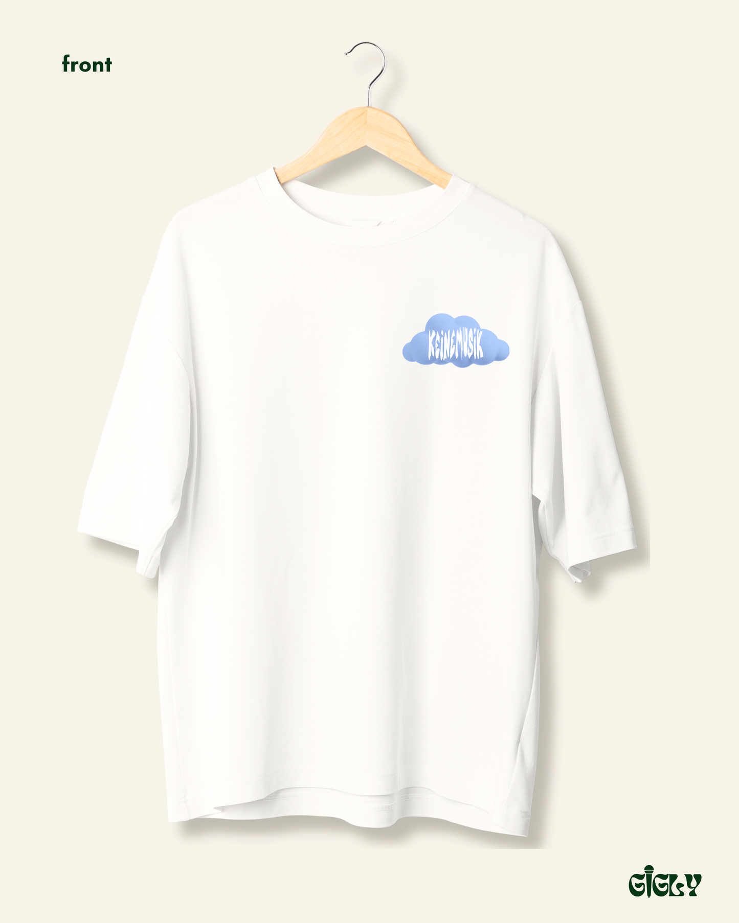 keinemusik cloudy oversized tee