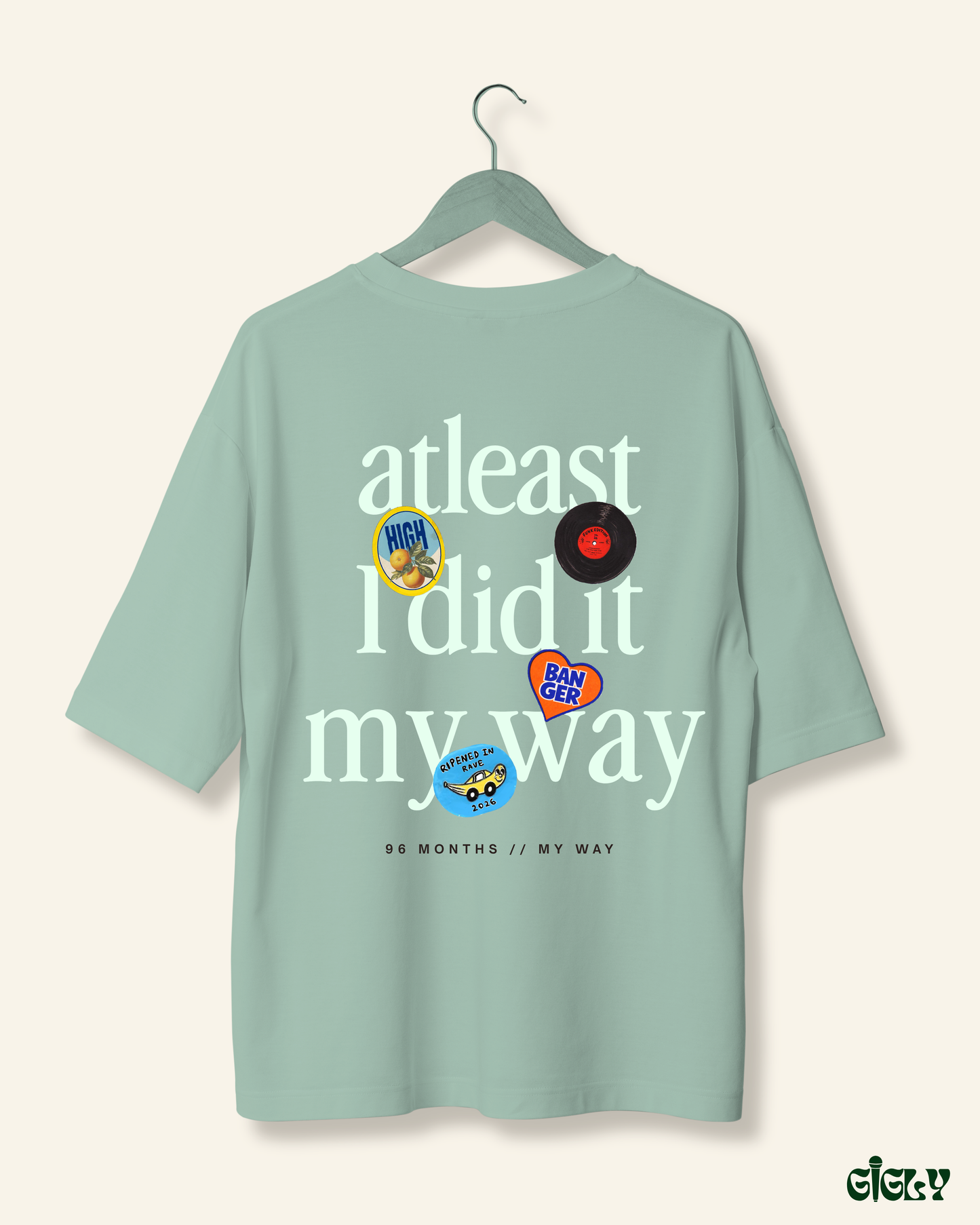 my way calvin harris oversized tee