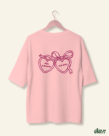 custom bach oversized tee