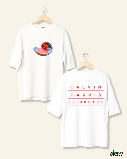 feels so close calvin harris oversized tee