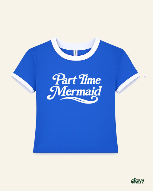 mermaid baby tee