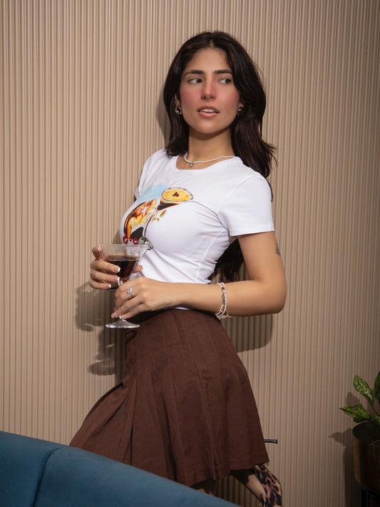 espresso baby tee