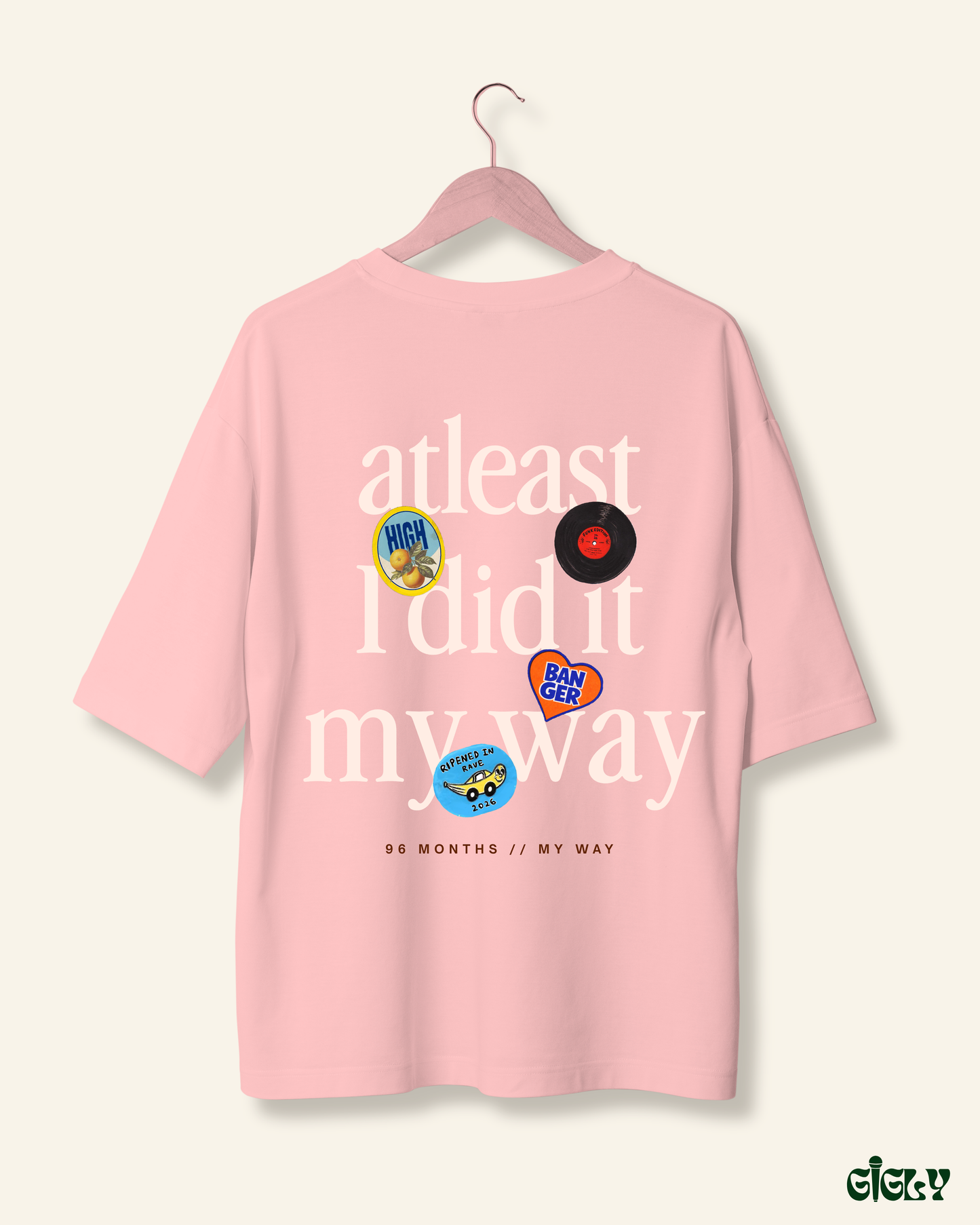 my way calvin harris oversized tee