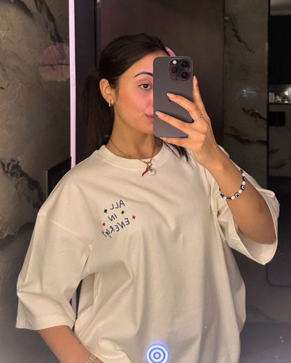 kiss my ace oversized tee