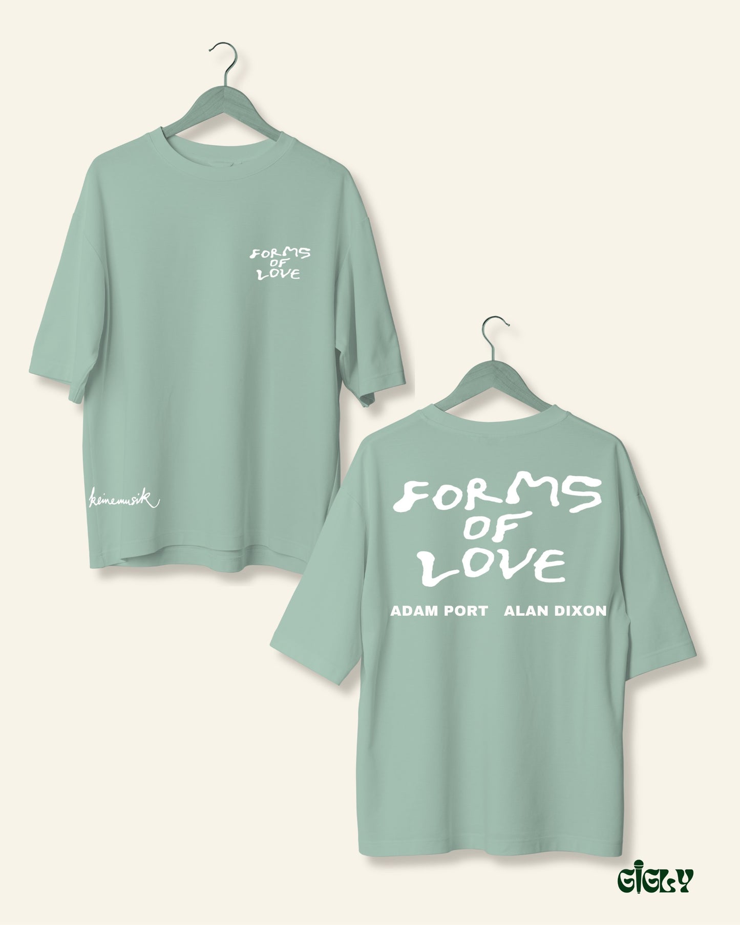 keinemusik forms of love oversized tee