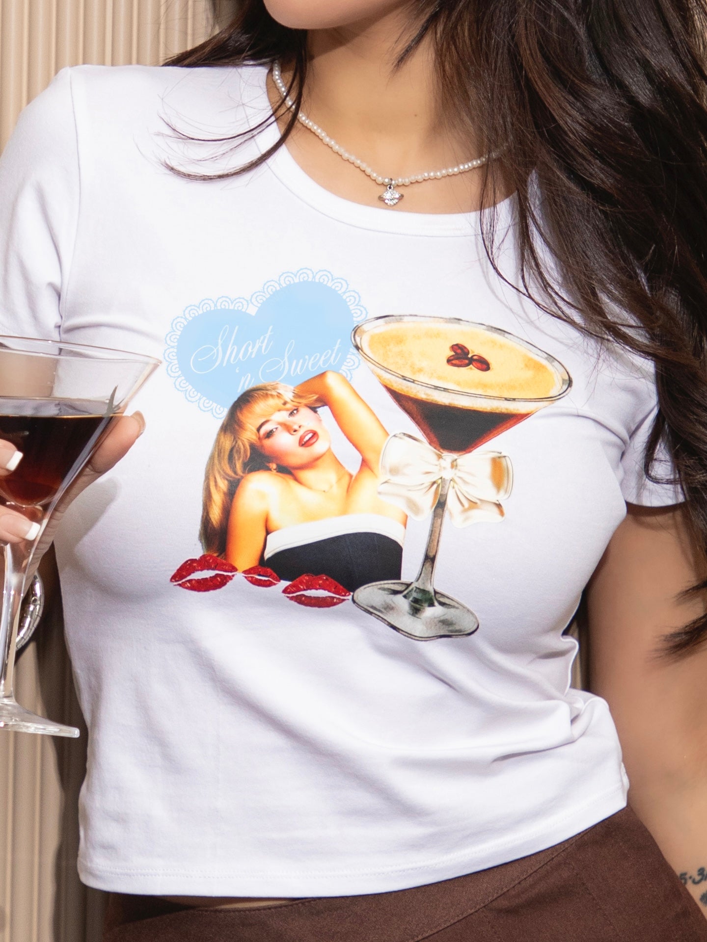 espresso baby tee