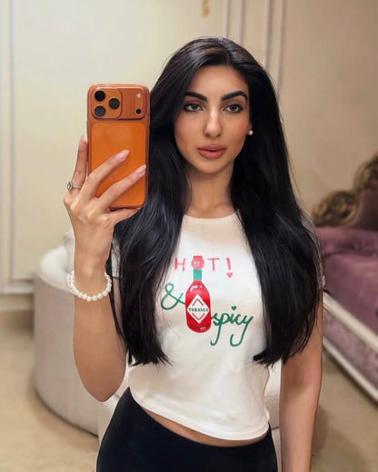 hot & spicy baby tee