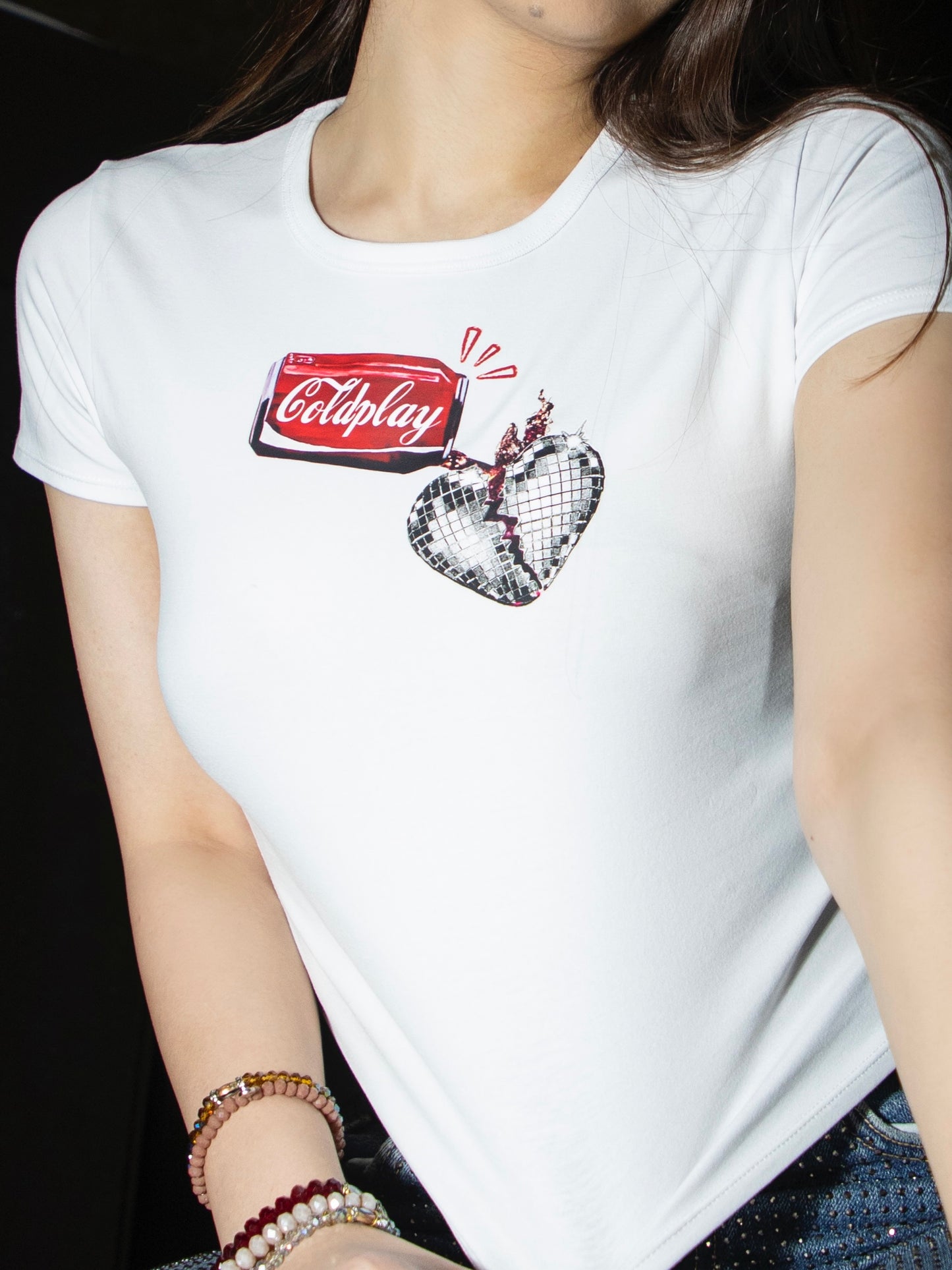 coldplay baby tee