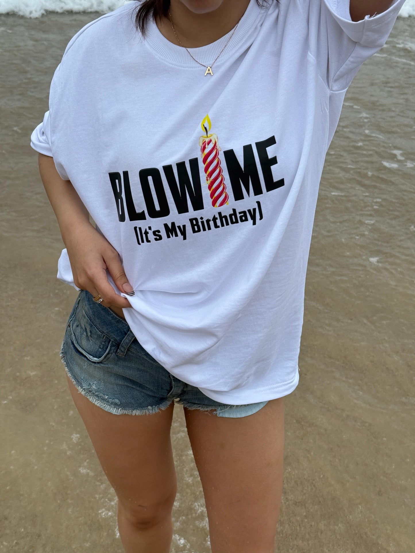 it’s my birthday oversized tee