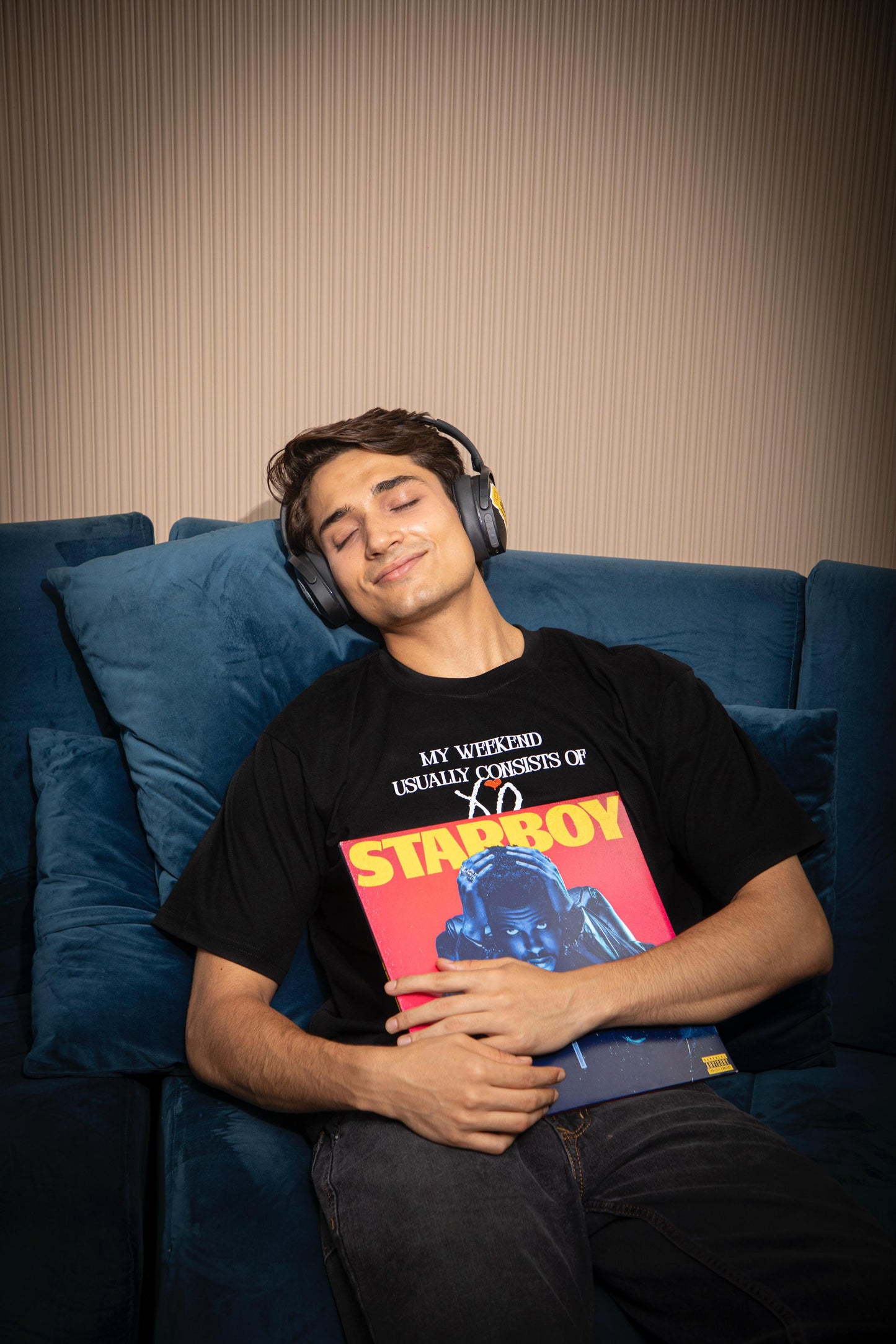 weeknd spotify oversized tee