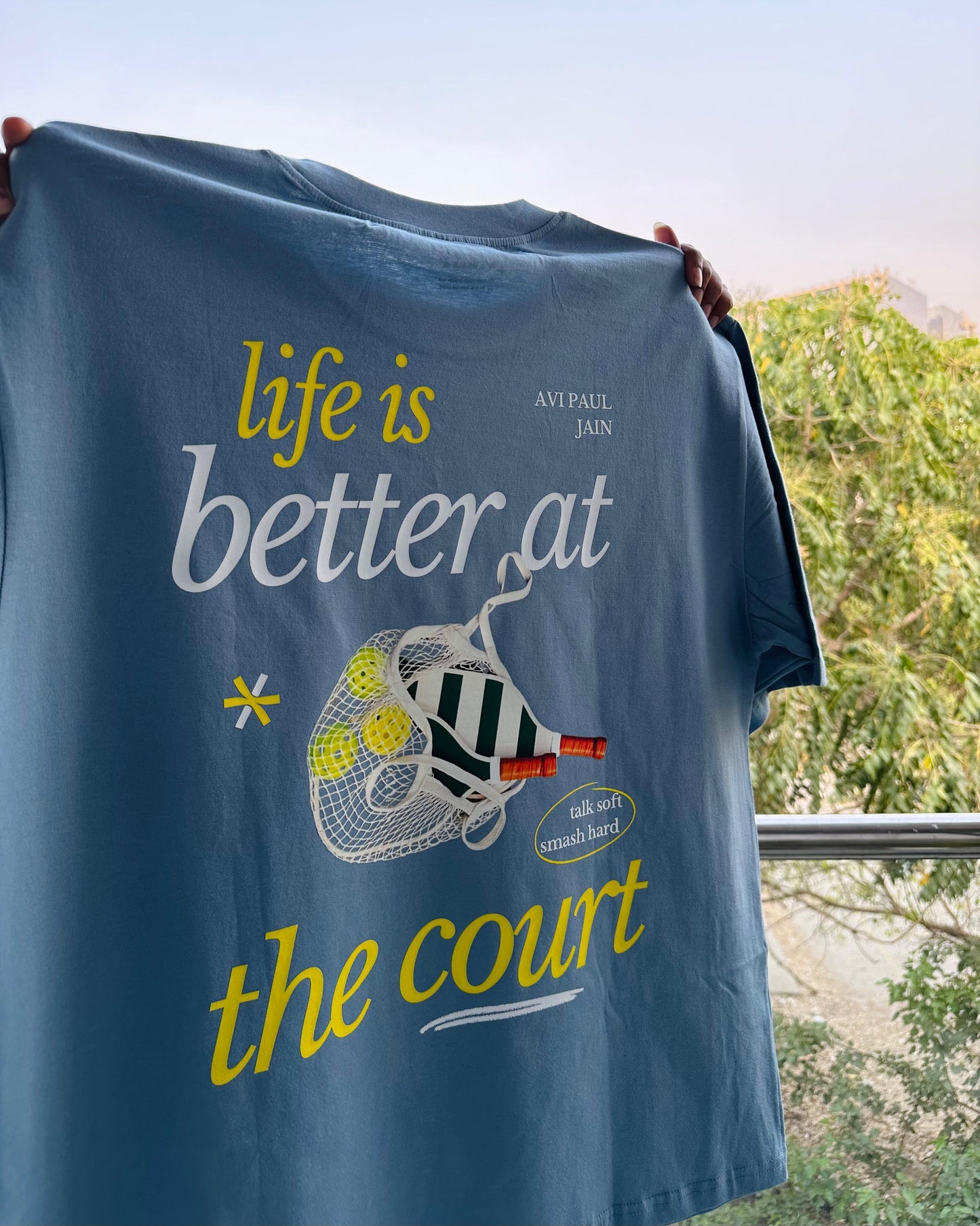 pickleball oversized tee