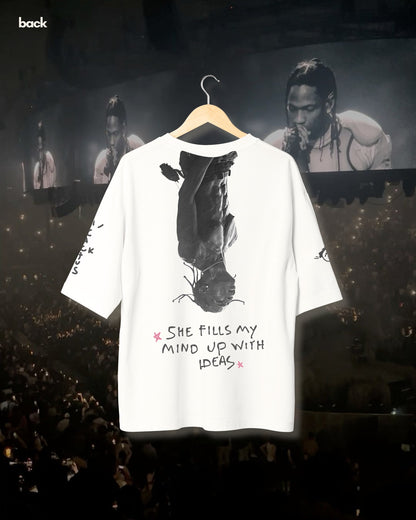 travis pray4love oversized tee