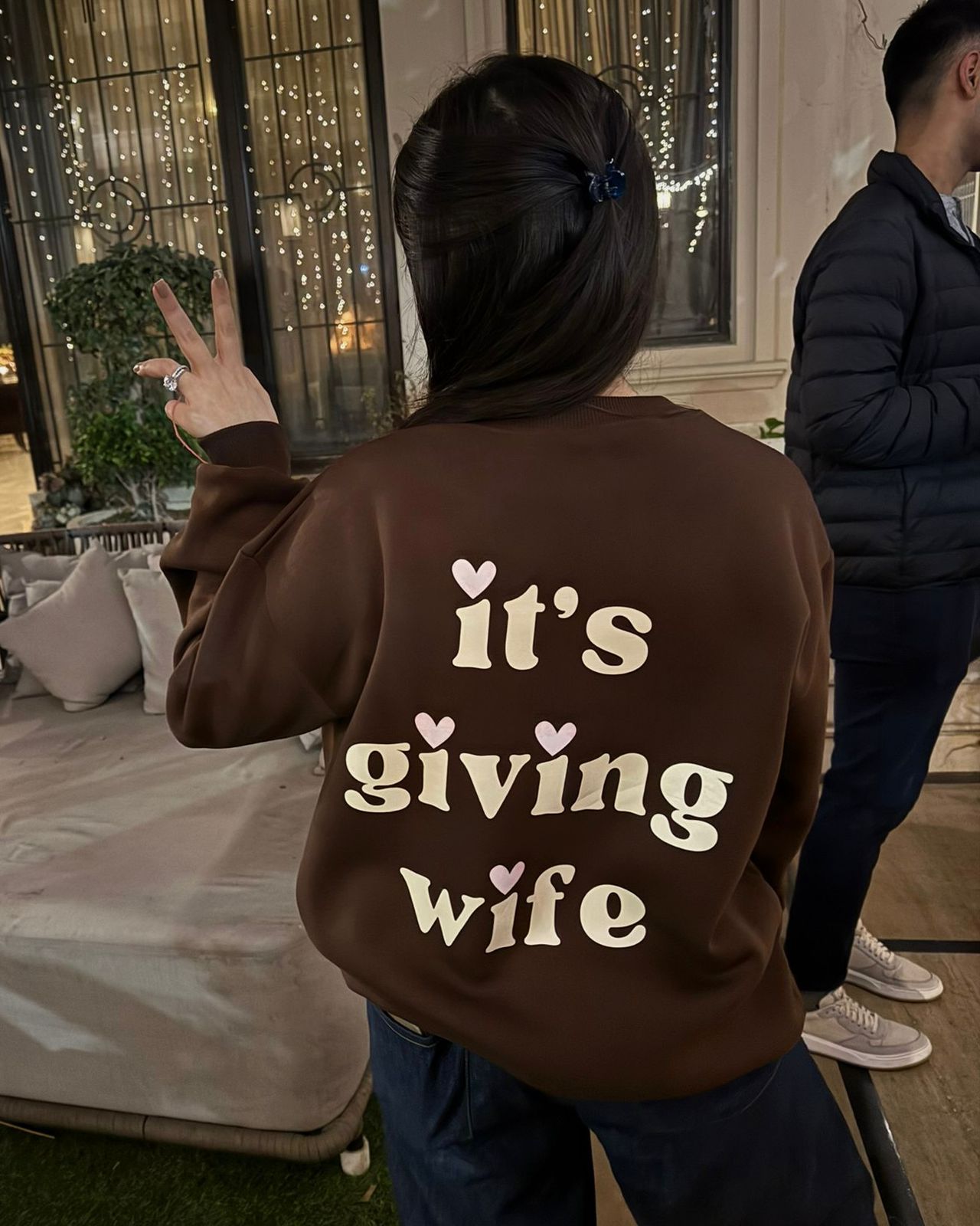 Its giving wife sweatshirt