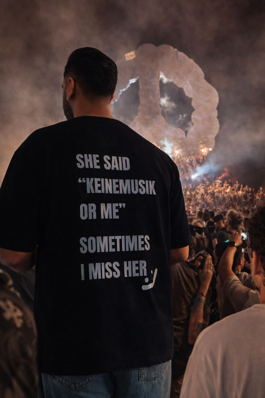 she said keinemusik oversized tee