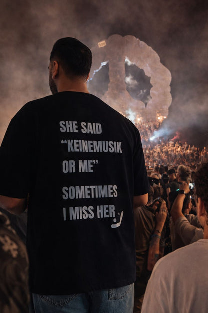 she said keinemusik oversized tee