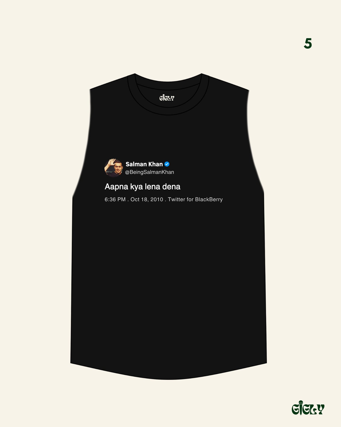 salman tweet oversized tank