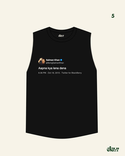 salman tweet oversized tank