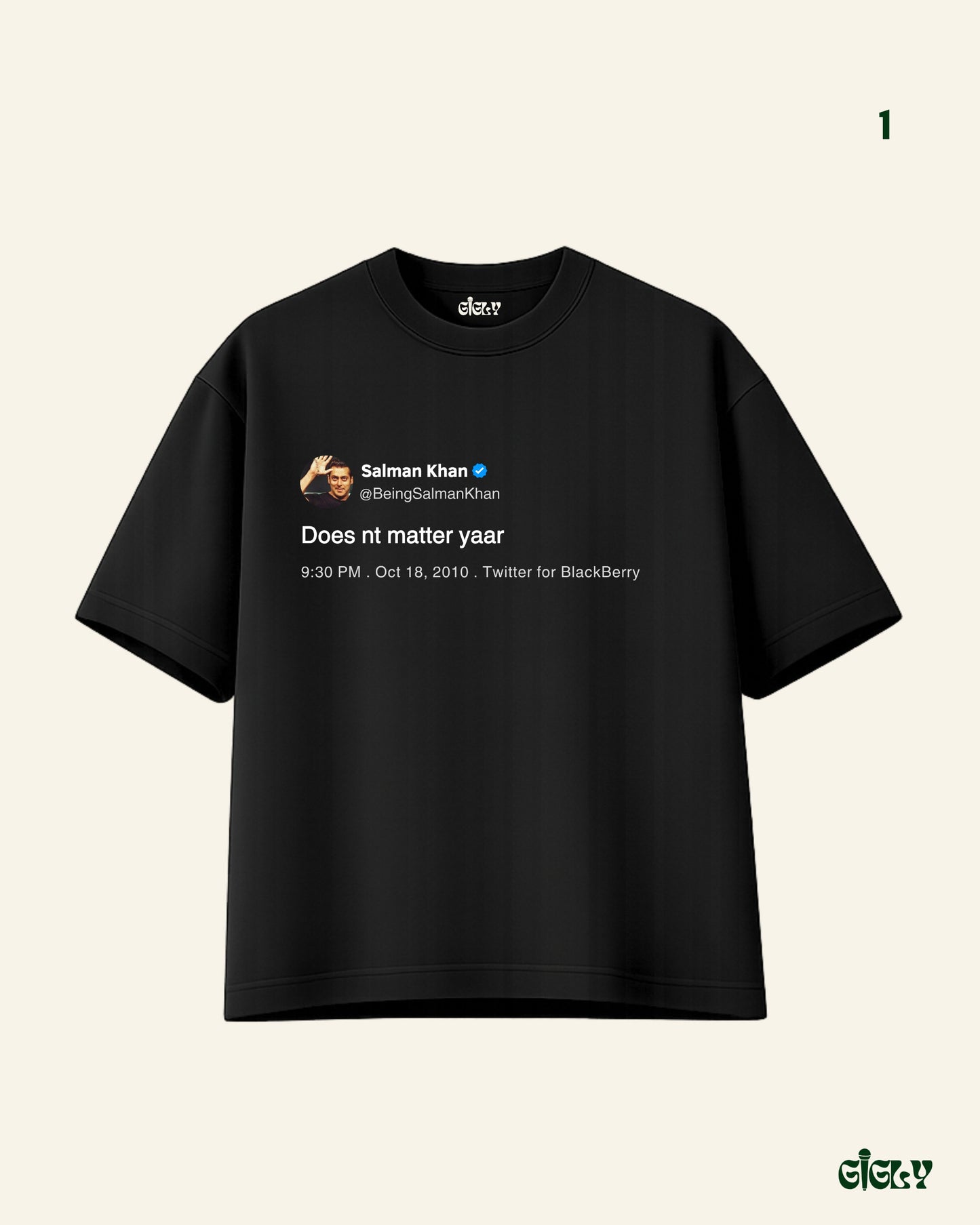 salman tweet oversized tee