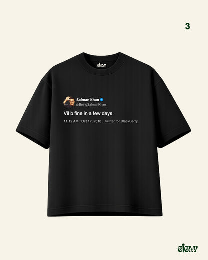 salman tweet oversized tee