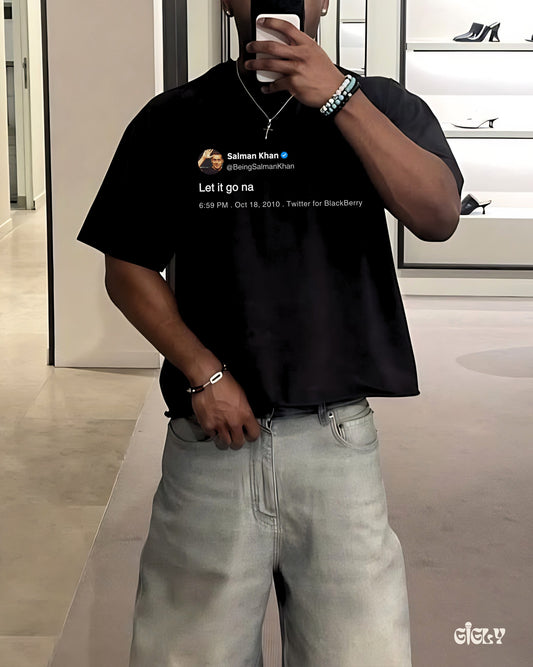 salman tweet oversized tee