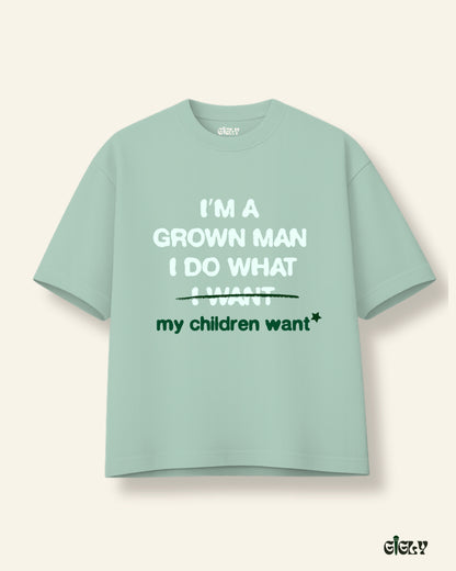 dad life oversized tee