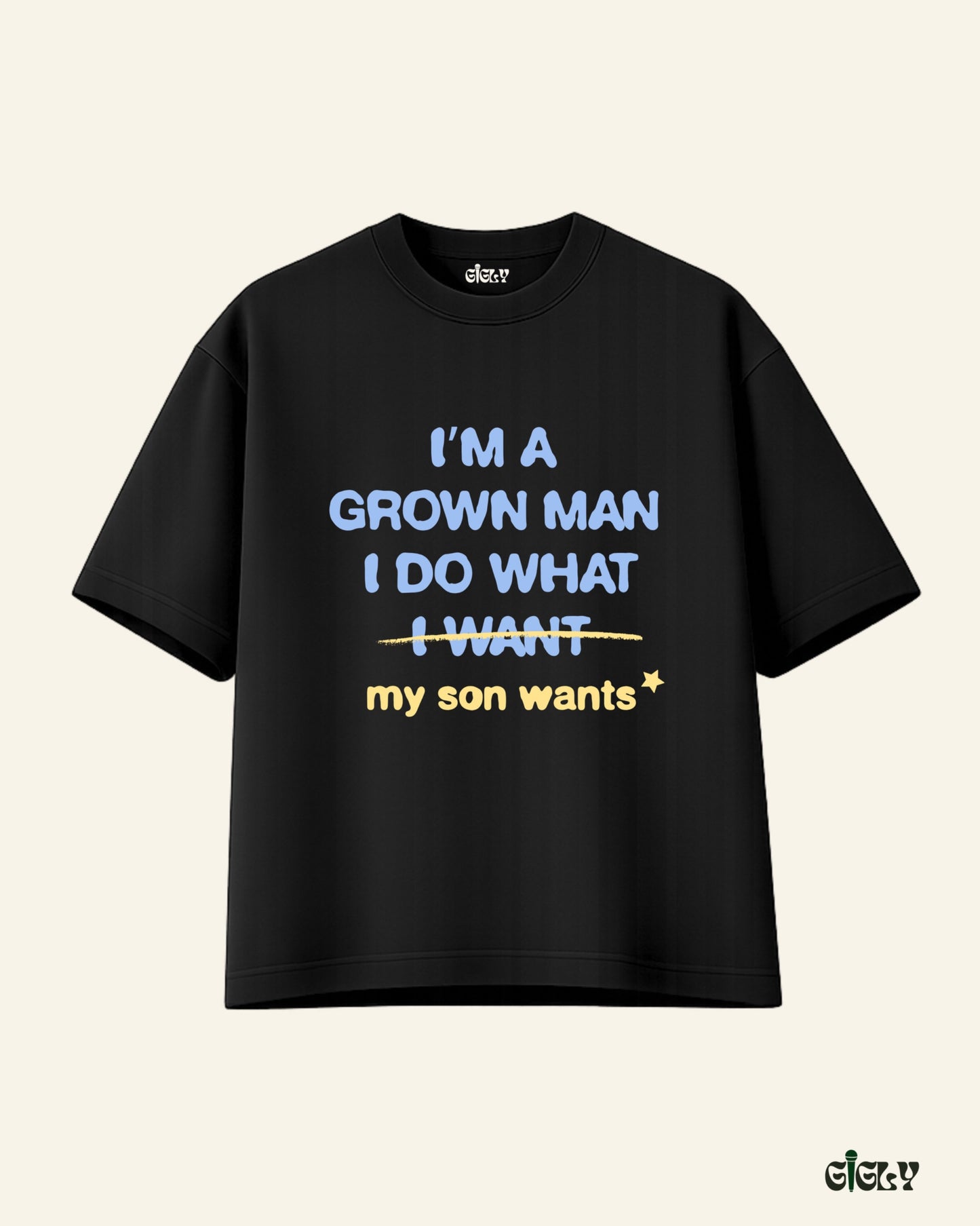 dad life oversized tee