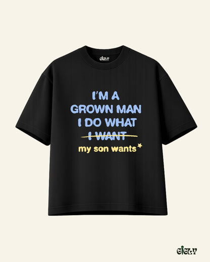 dad life oversized tee