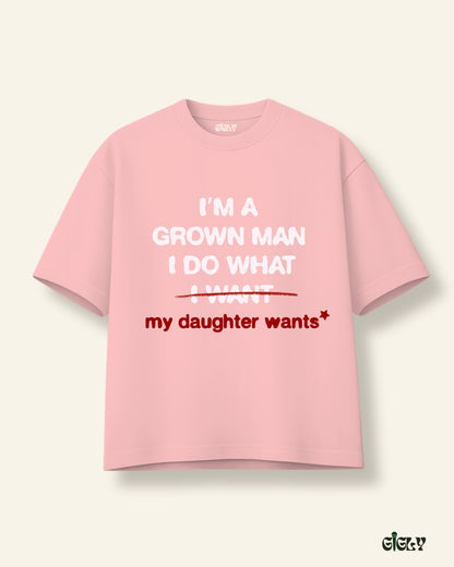 dad life oversized tee