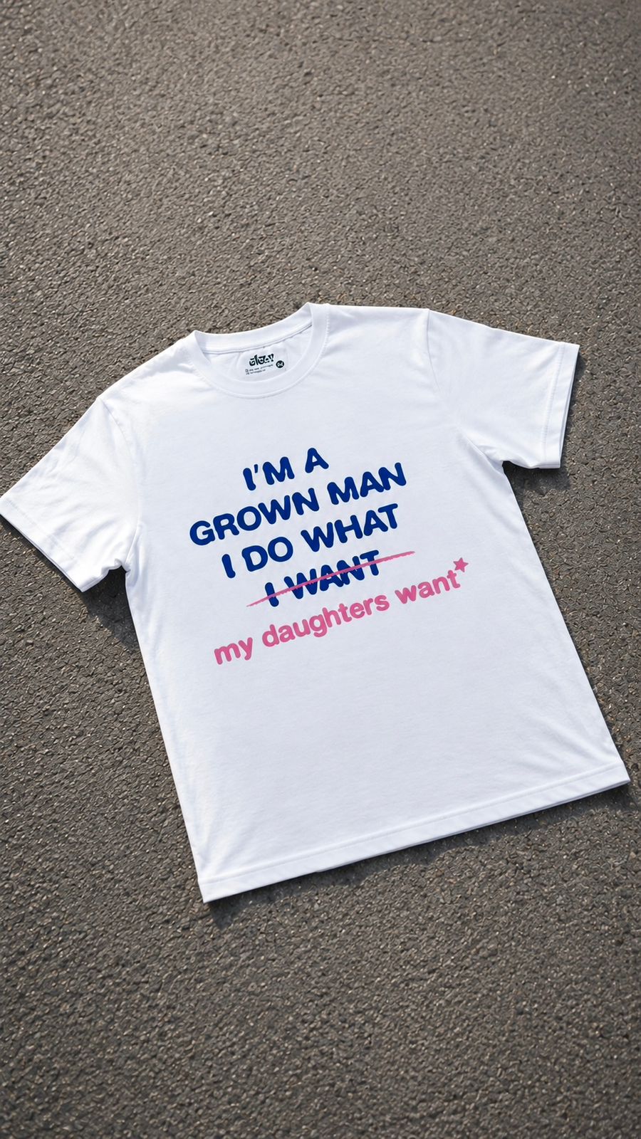 dad life oversized tee